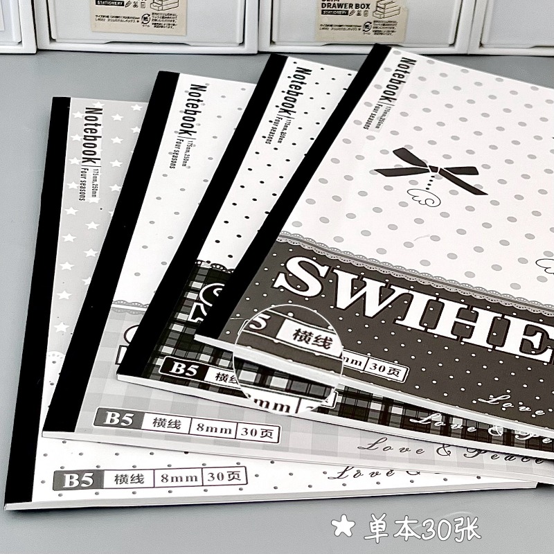 Blank Sheet Music Notebook - 4 pacchi di quaderni in plastica
