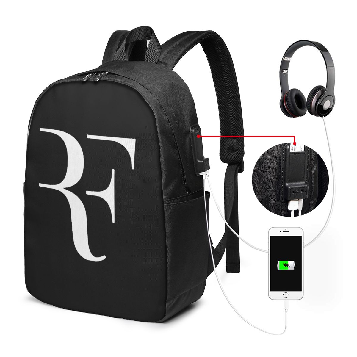 Books - Zaino Roger Federer, borsa da viaggio