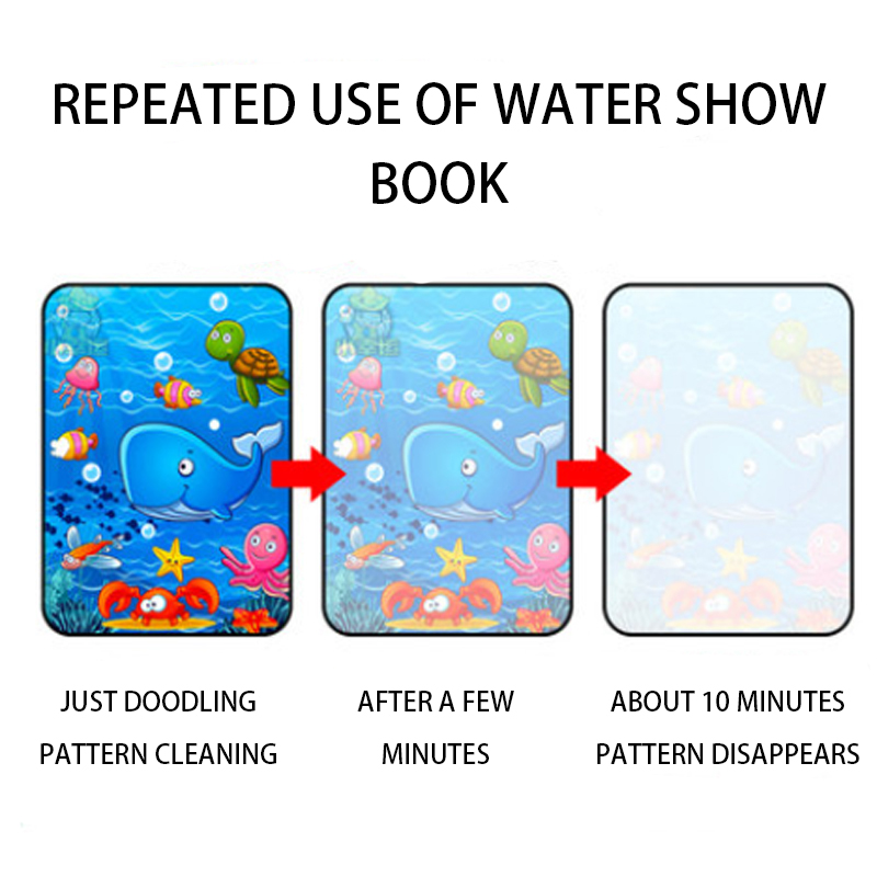 1 pz libro magico disegno ad a - Reusable Water Magic Coloring Book recensione e prezzo