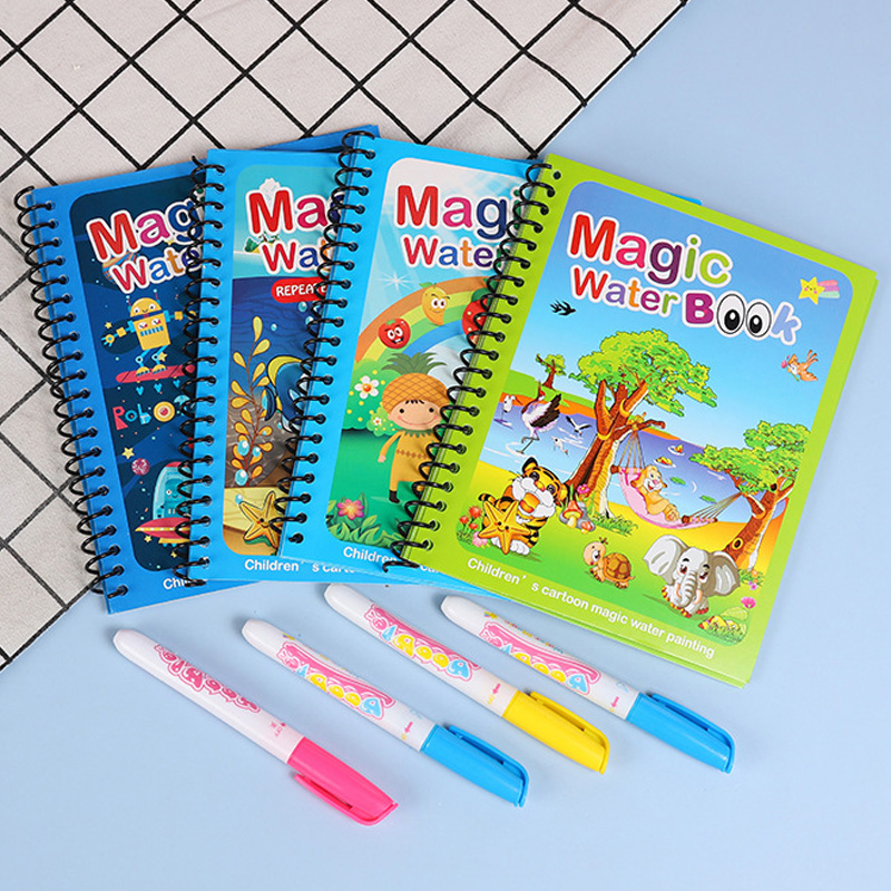 Libro magico ad acqua con penn - Reusable Water Magic Coloring Book recensione e prezzo
