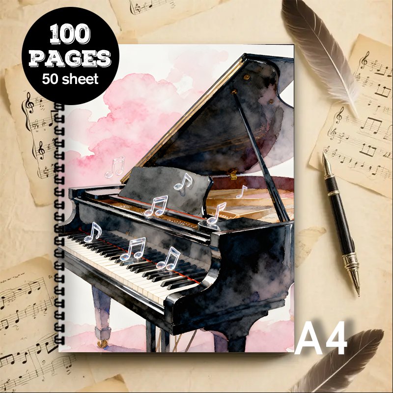 Quaderno Musicale Formato A4,  - Blank Sheet Music Notebook recensione e prezzo
